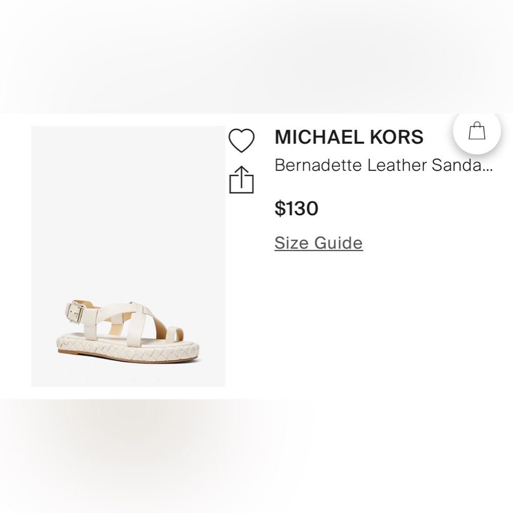 Leather Sandals - Michael Khors